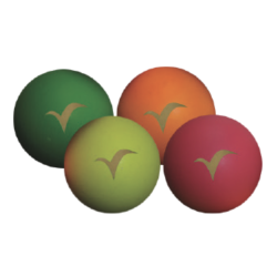 Set of 50 pétanque jacks