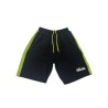 Short noir/vert en microfibre