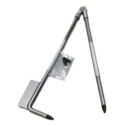 Foldable compass stick