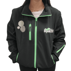 Black/green Softshell