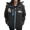 Black/blue Softshell