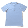 Light blue cotton polo shirt