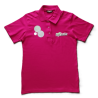 Fuchsia cotton polo shirt