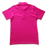Fuchsia cotton polo shirt