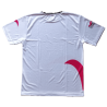 White/fuchsia microfibre T-shirt