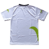 T-Shirt blanc/vert en microfibre