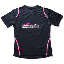 Black/Fuchsia microfibre...