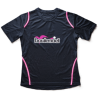 Black/Fuchsia microfibre T-shirt (CHILDREN)