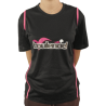 Black/Fuchsia microfibre T-shirt (CHILDREN)