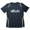 Black/Green microfibre T-shirt