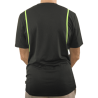 Black/Green microfibre T-shirt