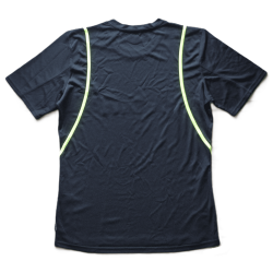 Black/Green microfibre T-shirt