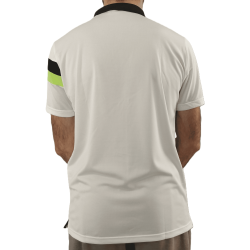 ERREA white microfibre polo shirt