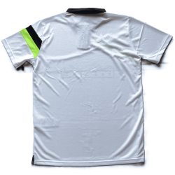 ERREA white microfibre polo shirt