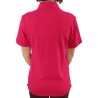 Fuchsia cotton polo shirt