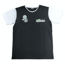 Black/White microfibre T-shirt