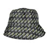 Green double-sided bob hat