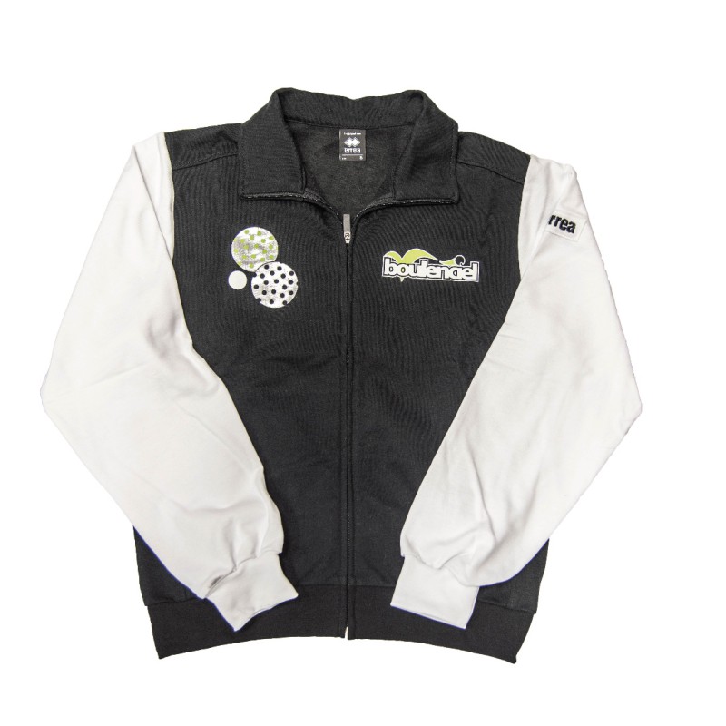 Black/white cotton sweatshirt by ERREA