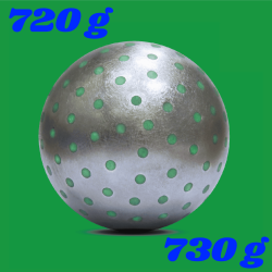 Green Iris Pétanque Set HEAVYWEIGHTS 720-730 g