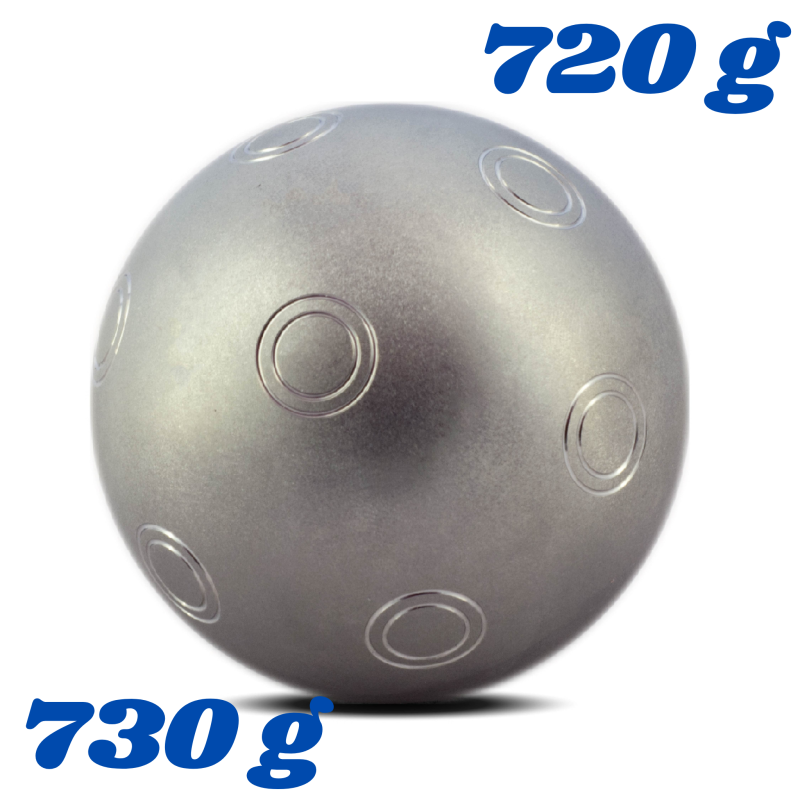 Saturne Stainless Steel Pétanque Set HEAVYWEIGHTS 720-730 g