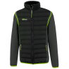Chaqueta de pluma 2 colores negro/verde