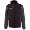 Doudoune 2 couleurs noir/fuchsia