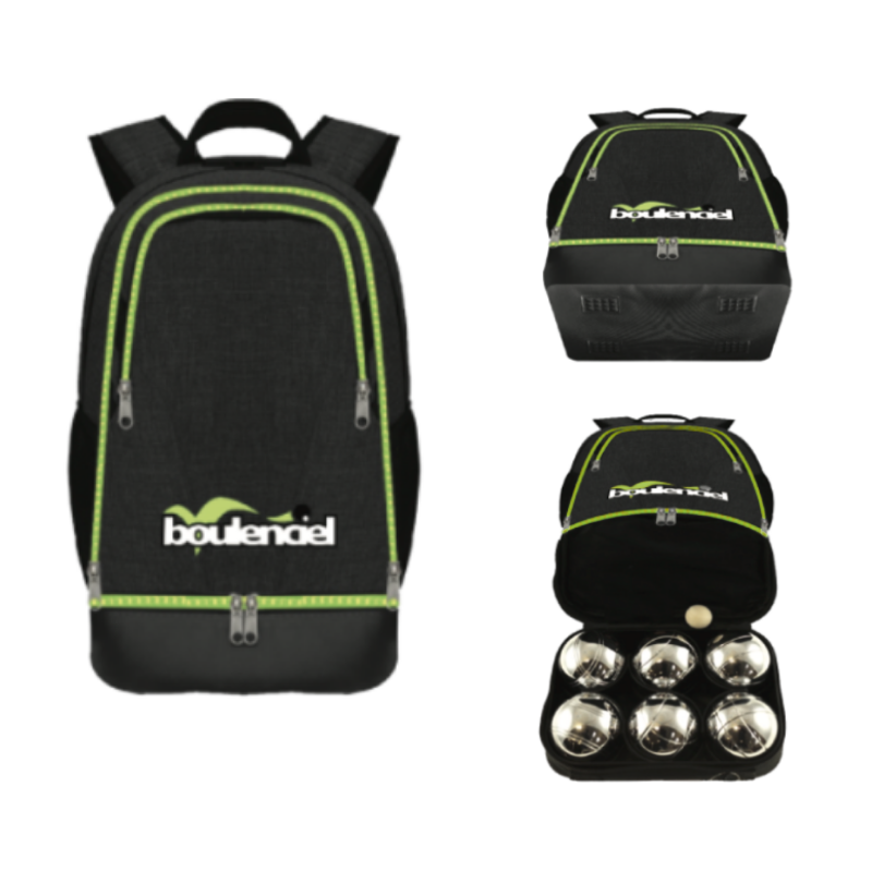 Mochila Europa Negro/Verde