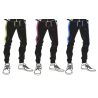 Pantaloni tuta verdi - fucsia - blu in microfibra
