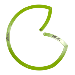 Foldable petanque hoop