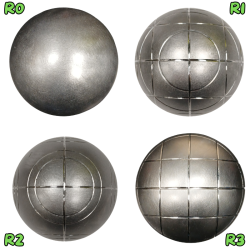Set 4 bocce Verdi